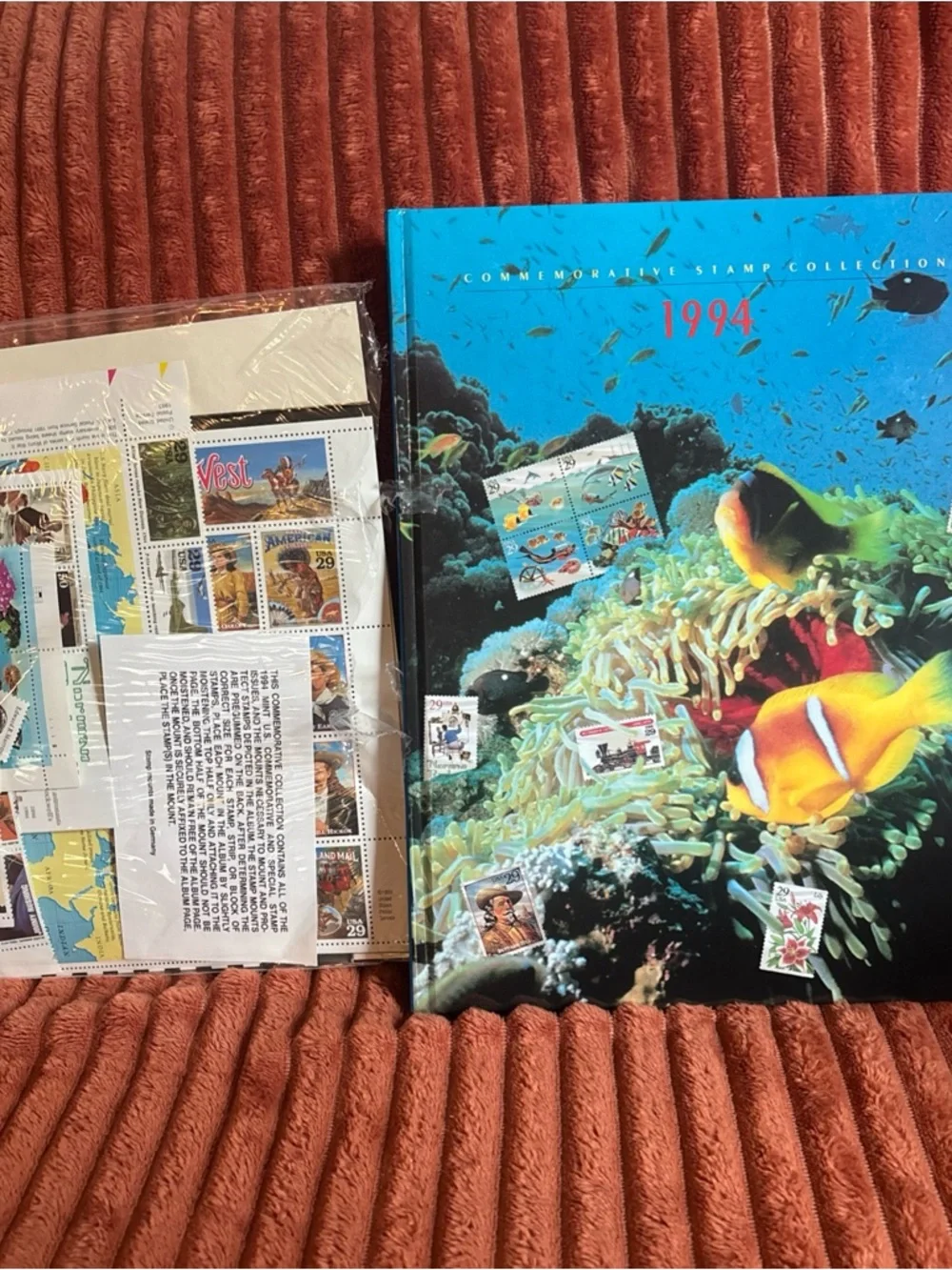 1994 Fish Stamp Collection Book - Multicolor